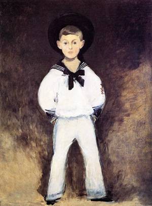  Photograph - Portrait of Henry Bernstein as a Child 1881 by Manet,Edouard