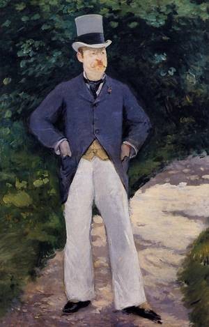  Photograph - Portrait of Monsieur Brun 1879 by Manet,Edouard