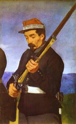  Photograph - Soldier (fragment of The Execution of Maximilian). 1867-1868 by Manet,Edouard