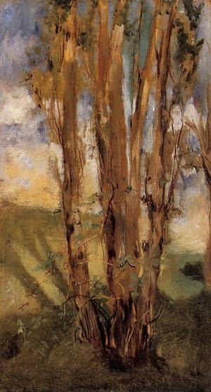  Photograph - Study of Trees 1859 by Manet,Edouard