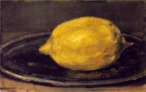  Photograph - The Lemon  1880 by Manet,Edouard