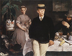  Photograph - The Luncheon in the Studio, 1868 by Manet,Edouard