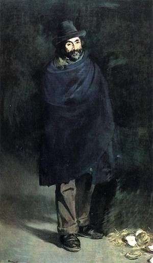 Oil manet,edouard Painting - The Philosopher 1865 1867 by Manet,Edouard