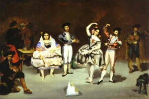  Photograph - The Spanish Ballet. 1862 by Manet,Edouard