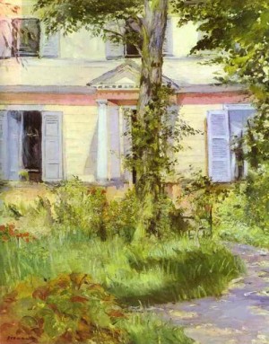  Photograph - Villa at Rueil. 1882 by Manet,Edouard