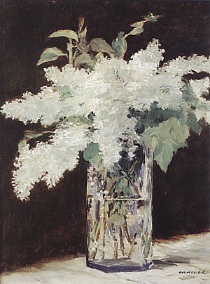  Photograph - White Lilacs, 1883 by Manet,Edouard