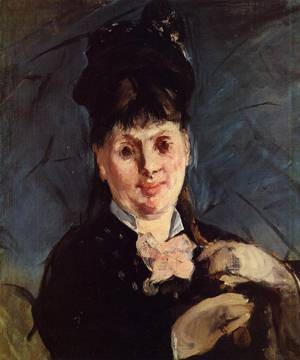  Photograph - Woman with Umbrella 1875 by Manet,Edouard