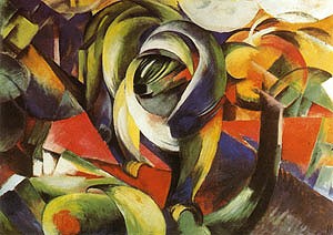 Oil the Painting - The Mandrill, 1913 by Marc,Franz