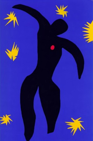 Oil Painting - Icarus (Icare)  1943-44 by Matisse Henri