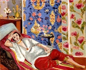 Oil matisse henri Painting - L'Odalisqueo la culotte rouge by Matisse Henri