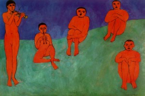 Oil matisse henri Painting - La Musique  1910 by Matisse Henri