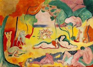 Oil life Painting - Le bonheur de vivre (The Joy of Life)  1905-1906 by Matisse Henri