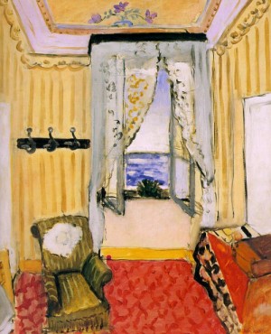 Oil matisse henri Painting - My Room at the Beau-Rivage, 1918 by Matisse Henri
