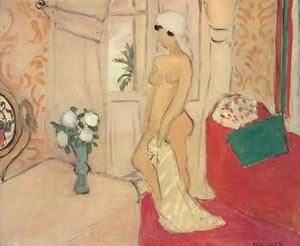 Oil matisse henri Painting - Nude in a White Turban by Matisse Henri