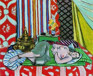 Oil matisse henri Painting - Odalisque a la culotte grise by Matisse Henri
