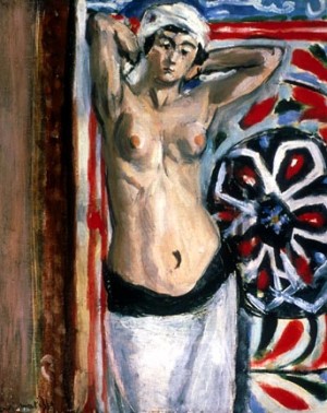 Oil matisse henri Painting - Odalisque with Arms Raised by Matisse Henri