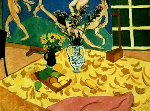 Oil still Painting - Still Life with Dance 1909 by Matisse Henri