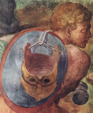  Photograph - The Conversion of Saul (detail3) by Michelangelo