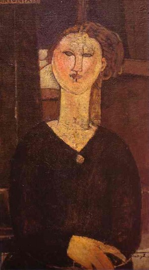Oil modigliani, amedeo Painting - Antonia. 1915 by Modigliani, Amedeo