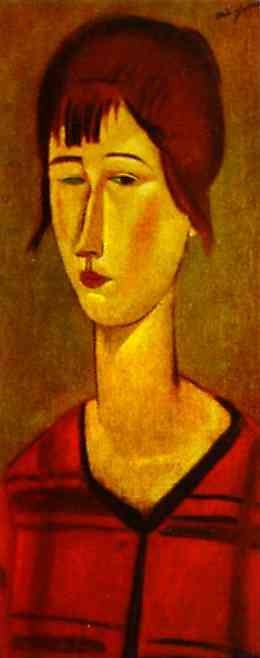 Oil modigliani, amedeo Painting - Marcelle. 1917 by Modigliani, Amedeo