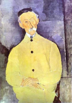 Oil modigliani, amedeo Painting - Monsieur Lepoutre. 1916 by Modigliani, Amedeo