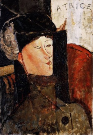 Oil modigliani, amedeo Painting - Portrait of Beatrice Hastings   1916 by Modigliani, Amedeo