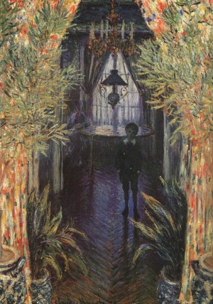 Oil corner Painting - A Corner of the Apartment, 1875 by Monet,Claud