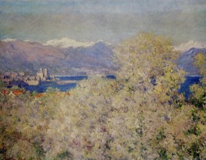 Oil gardens Painting - Antibes  View of the Salis Gardens 1888 by Monet,Claud