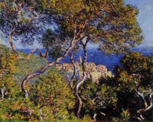 Oil monet,claud Painting - Bordighera 1 by Monet,Claud