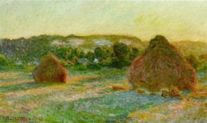 Oil summer Painting - End of Summer   1890-91 by Monet,Claud