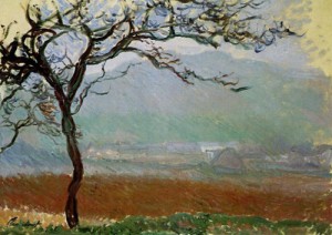 Oil landscape Painting - Landscape at Giverny 1887 by Monet,Claud