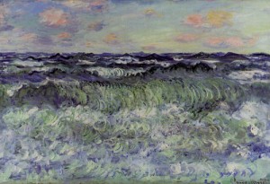 Oil sea Painting - Sea Study 1881 by Monet,Claud