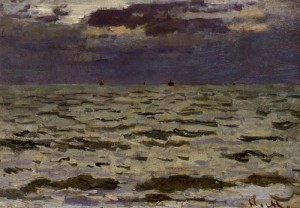 Oil seascape Painting - Seascape 1866 by Monet,Claud