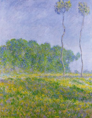 Oil landscape Painting - Spring Landscape 1894 by Monet,Claud