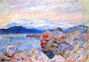 Oil monet,claud Painting - The Gulf Juan at Antibes 1888 by Monet,Claud