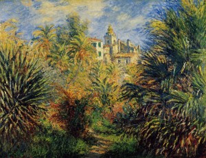 Oil garden Painting - The Moreno Garden at Bordighera 1884 by Monet,Claud
