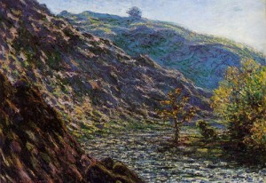 Oil tree Painting - The Old Tree at the Confluence 1889 by Monet,Claud