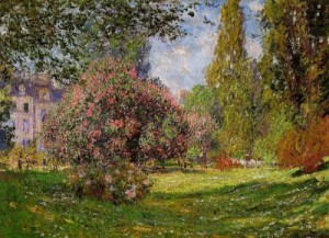  Photograph - The Parc Monceau, Paris 1 by Monet,Claud