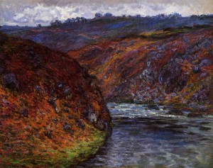  Photograph - Valley of the Creuse Grey Day 1889 by Monet,Claud