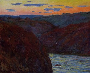  Photograph - Valley of the Creuse Sunset1 1889 by Monet,Claud