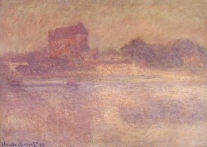  Photograph - Vernon Church in the Fog 1894 by Monet,Claud