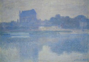  Photograph - Vernon Church in the Fog 1895 by Monet,Claud