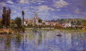 Oil summer Painting - Vetheuil in Summer 1880 by Monet,Claud