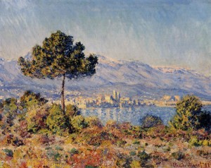  Photograph - View of Antibes from the Notre-Dame 1888 by Monet,Claud