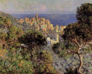  Photograph - View of Bordighera 1884 by Monet,Claud