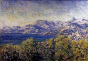 Oil monet,claud Painting - View of Ventimiglia 1884 by Monet,Claud
