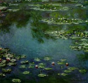 Oil water Painting - Water Lilies    1906 by Monet,Claud