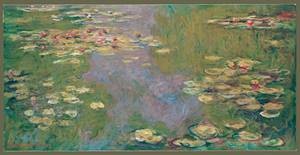 Oil monet,claud Painting - Water Lilies 1919 by Monet,Claud