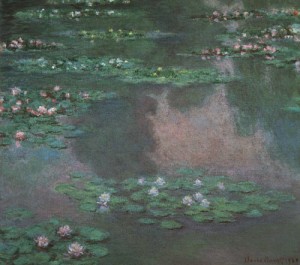 Oil water Painting - Water Lilies I, 1905 by Monet,Claud