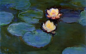Oil water Painting - Water Lilies1 1897-1899 by Monet,Claud